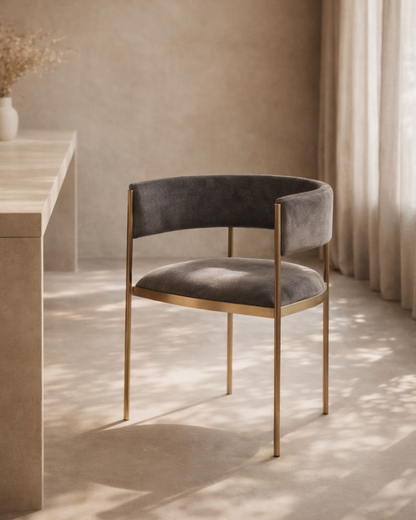 Envie II Dining Chair - Set of 2 - Giselle Dark Charcoal