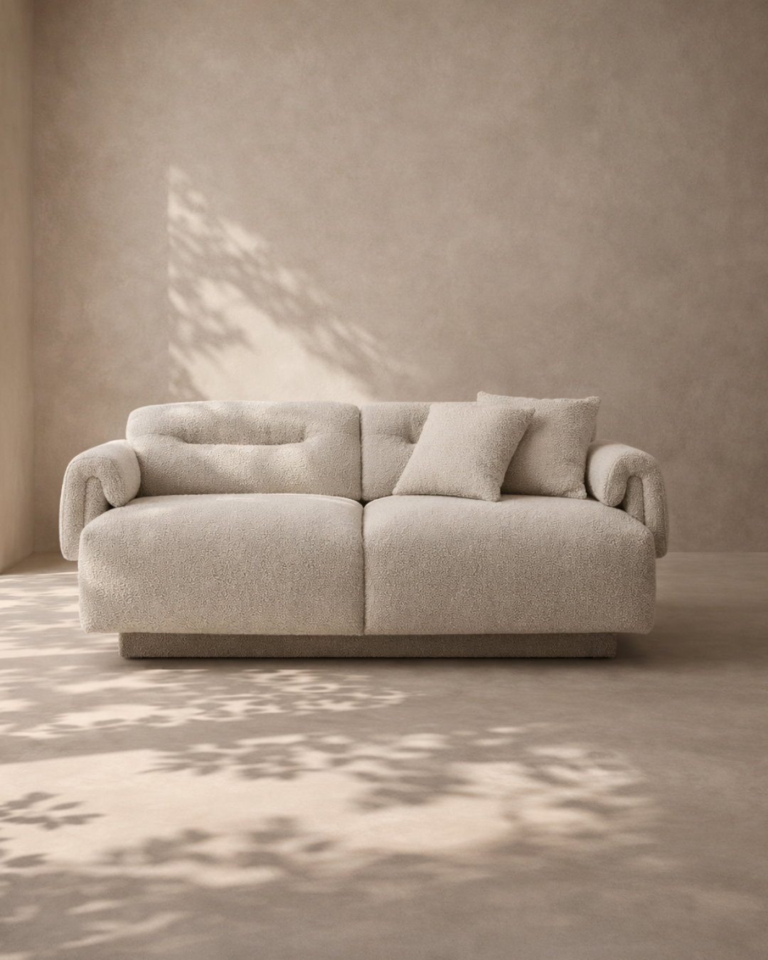 Frankie 2-Seater Lounge - Chex Steam Bouclé