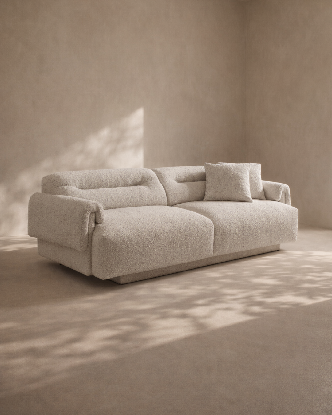 Frankie 3-Seater Sofa - Chex Steam Bouclé