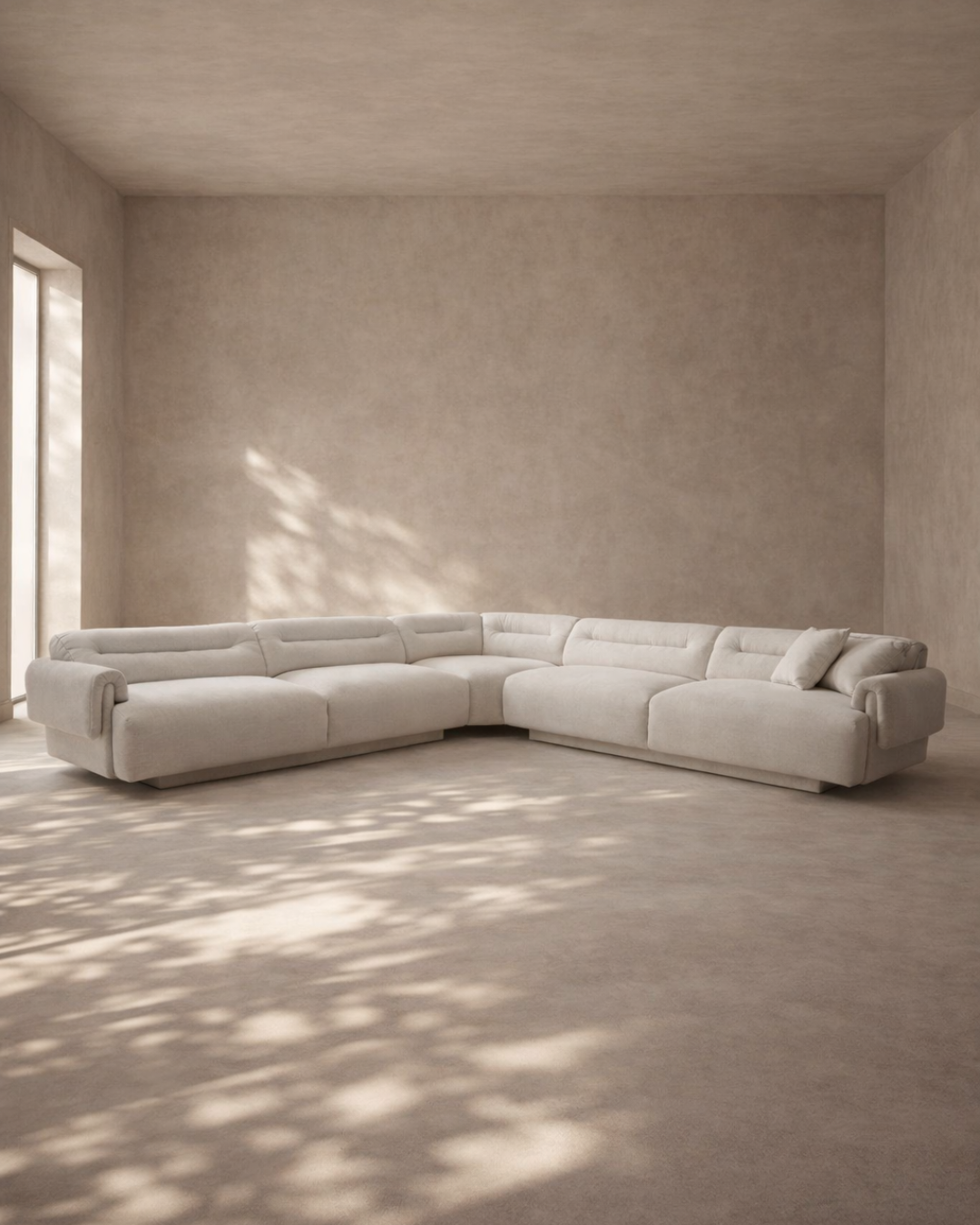 Frankie Modular Sofa - Chex Polar Bouclé