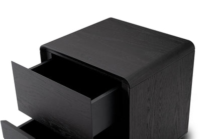 Kota Bedside - Smoke Oak