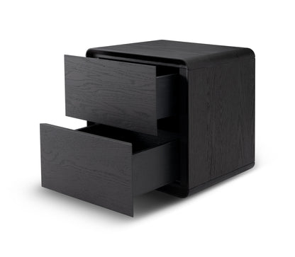Kota Bedside - Smoke Oak