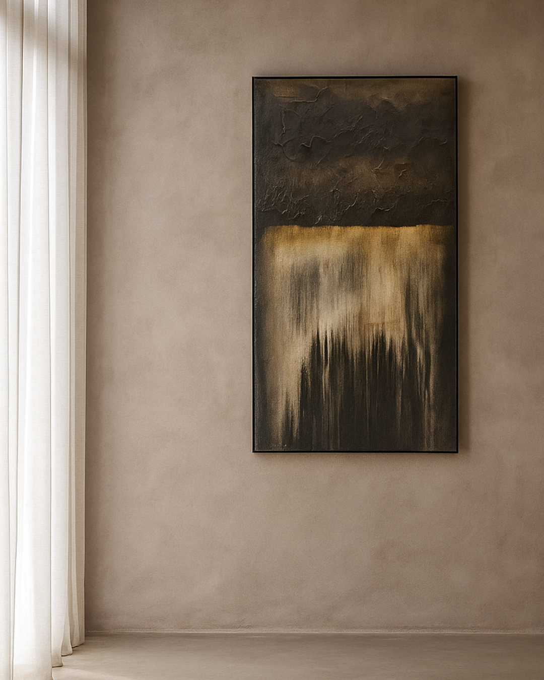 Landslide - Oil painting