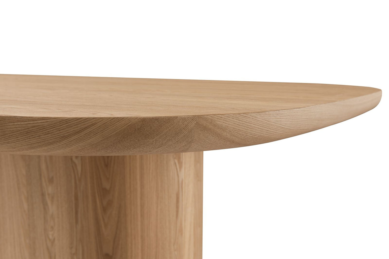 Berwick Dining Table - Single Pedestal- Ash Oak