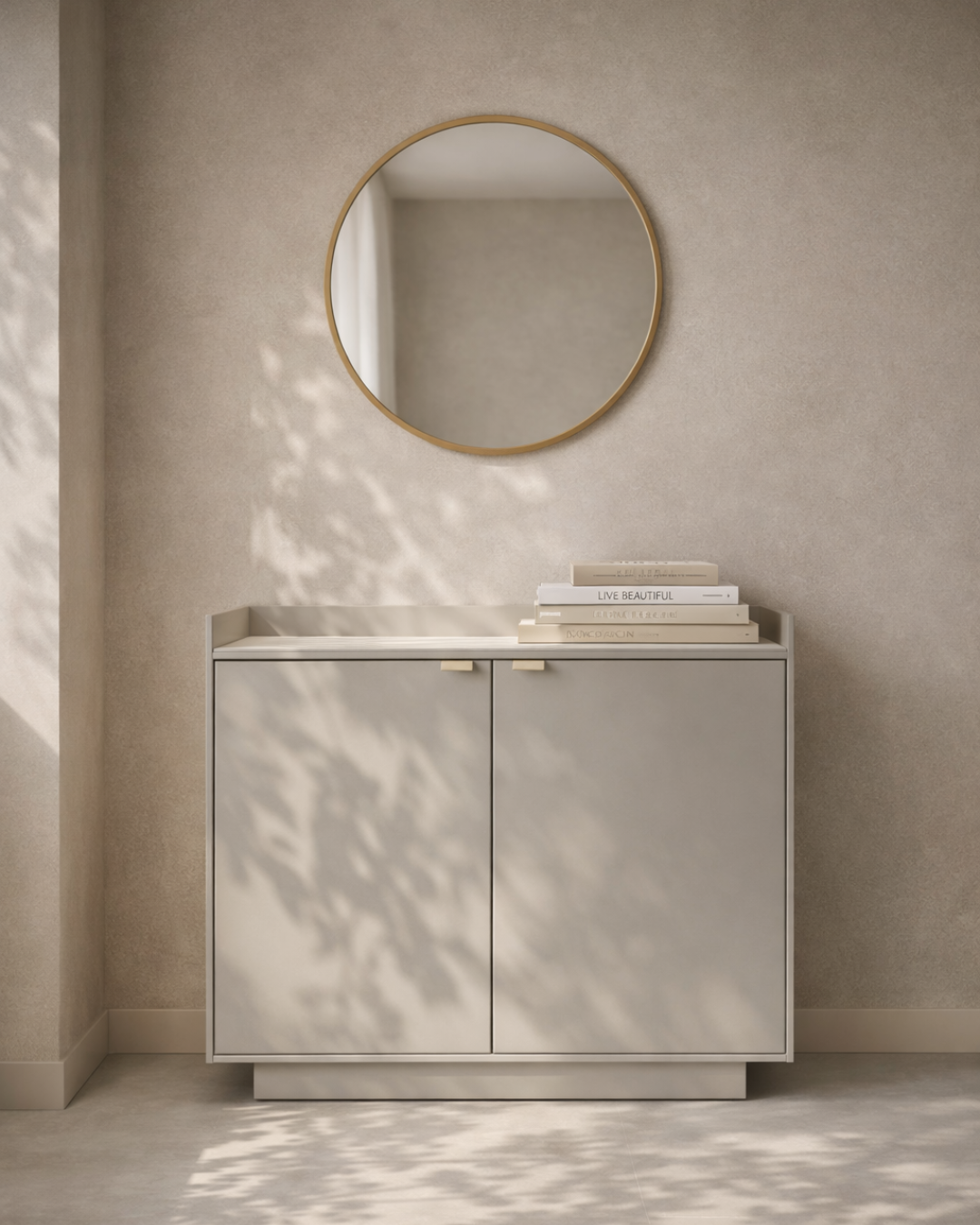 Saviour Buffet - Matte Beige - 2 Door