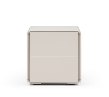 Kota Bedside Table - Matte Beige