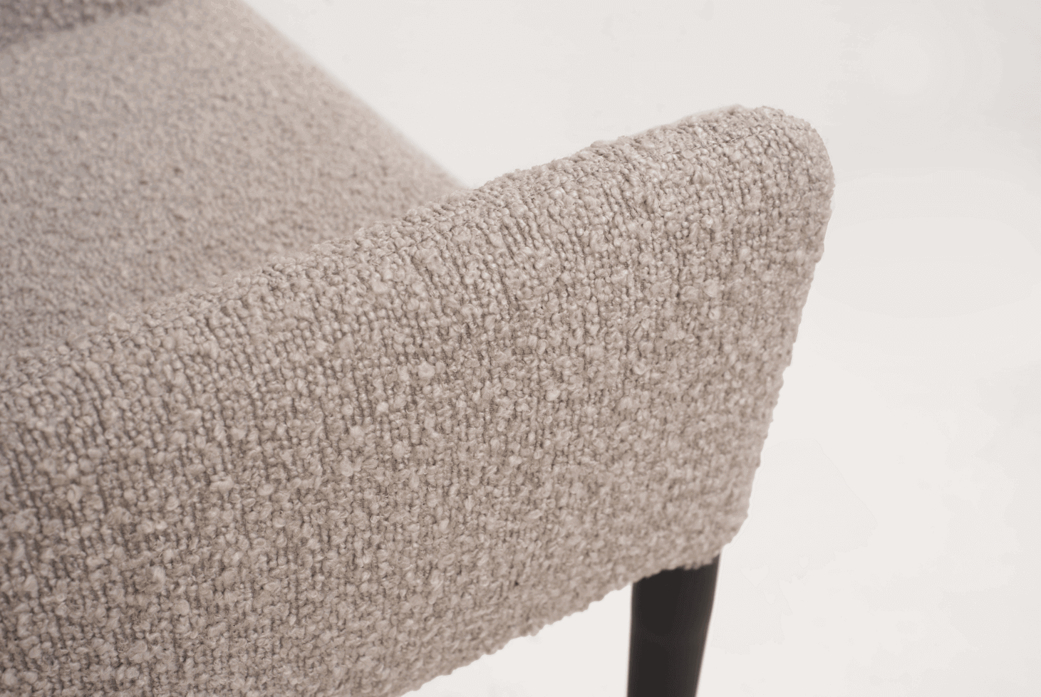 Varsi Dining Chair - Set of 2 - Chex Bouclé Steam