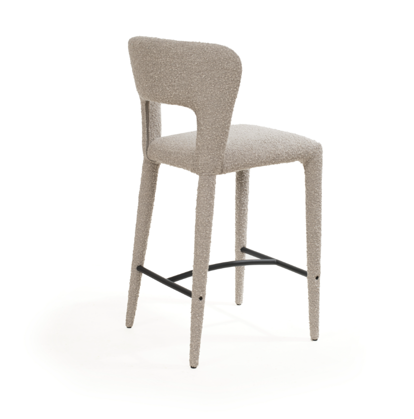 Pari I Bar Stool - Chex Boucle Steam