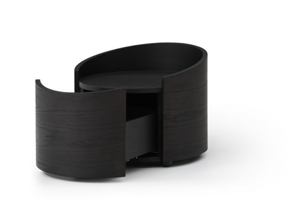 Amond Bedside - Smoke Oak
