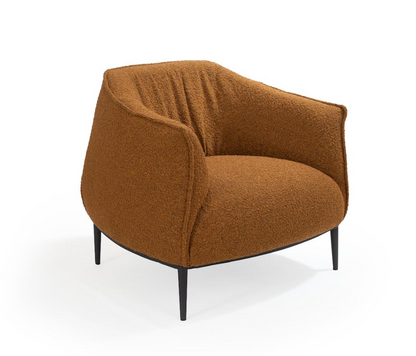 Tyrone Lounge Chair - Chex Bouclé Morocco