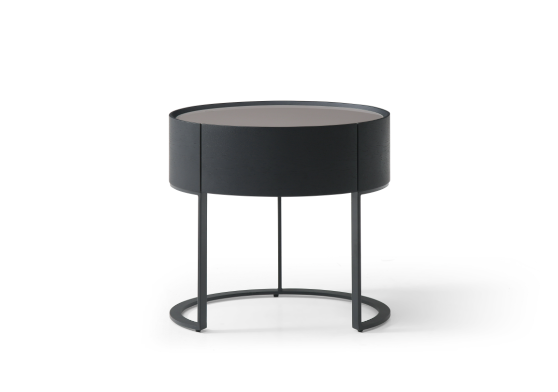 Verge Bedside Table - Grey Wash Oak