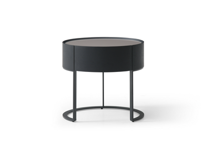Verge Bedside Table - Grey Wash Oak