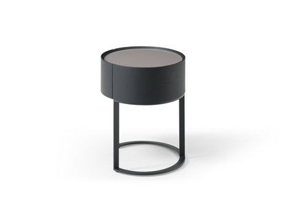 Verge Bedside Table - Grey Wash Oak