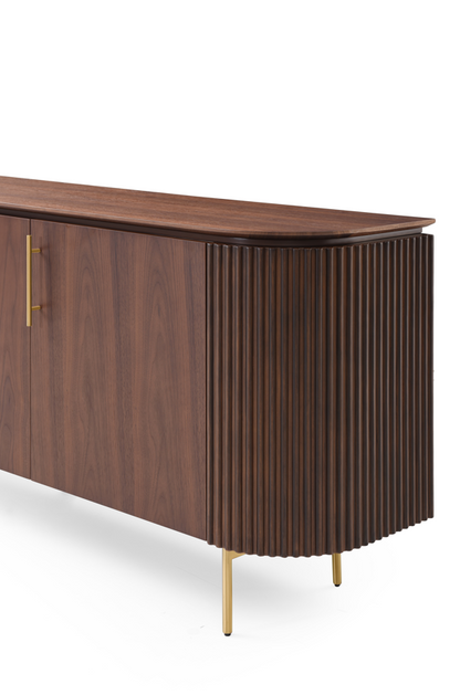 Lantine Buffet – Walnut &amp; Brass