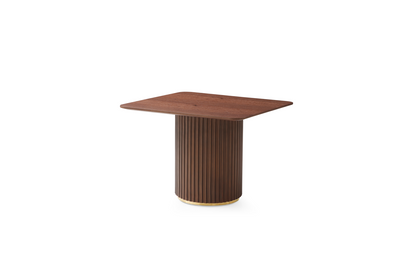 Lantine Side Table - Walnut &amp; Brass