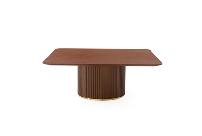 Lantine Coffee Table - Walnut &amp; Brass