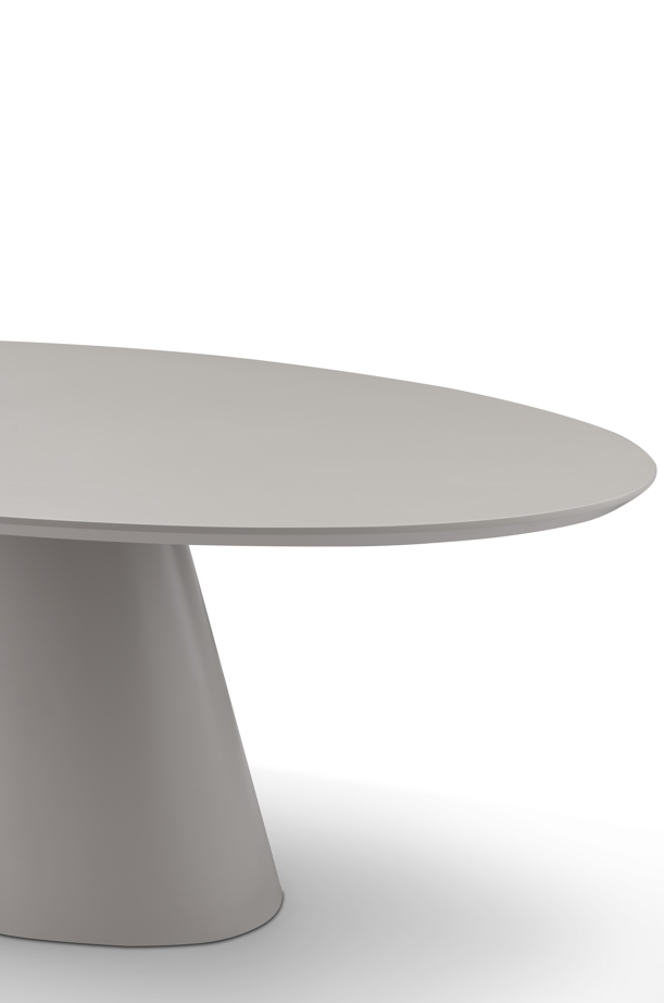 Tavamo Dining Table - Matte Beige