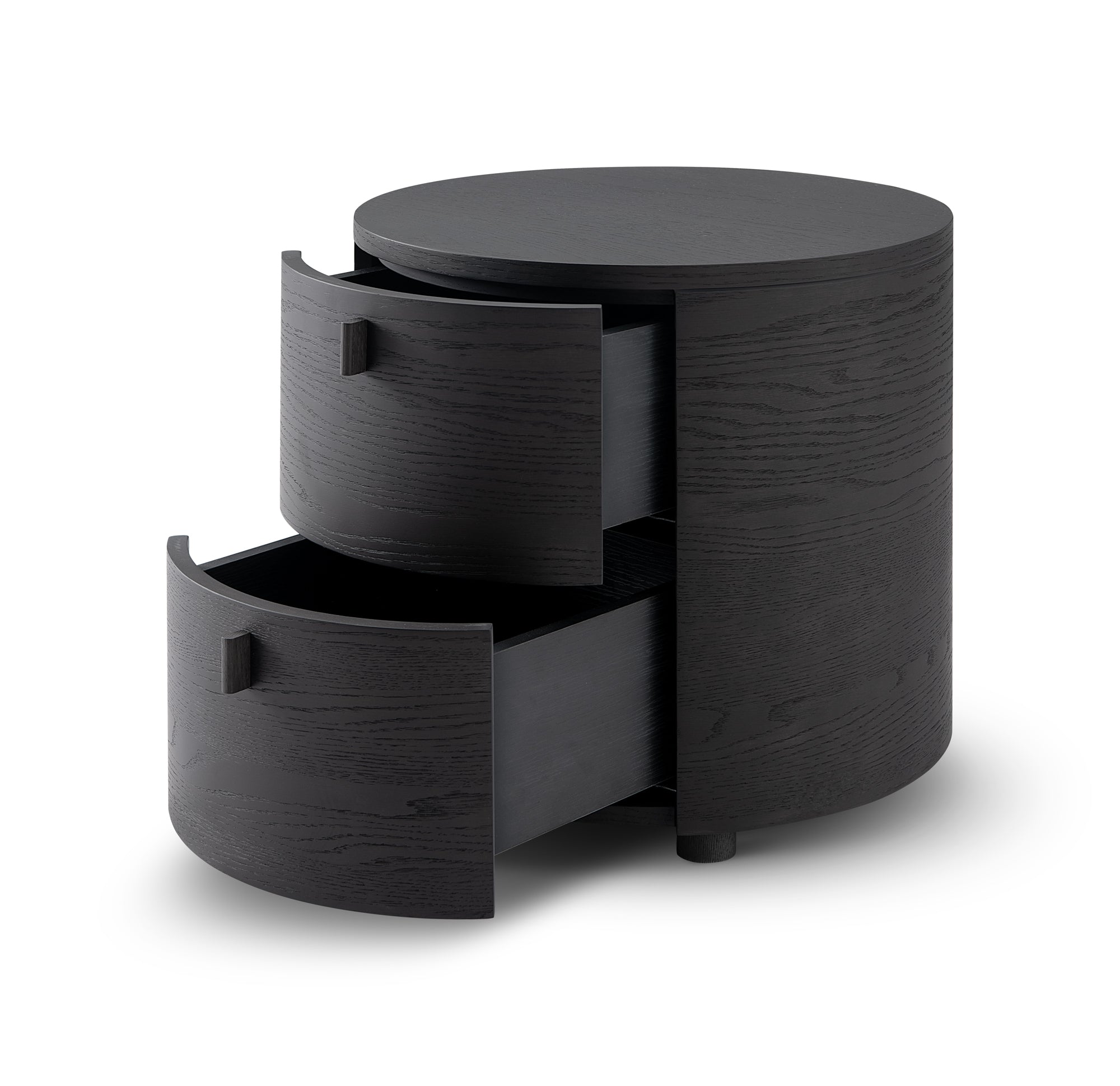 Sims Bedside Table - Smoak Oak