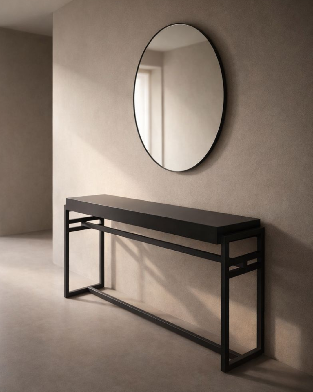Skaff Console Table - Black