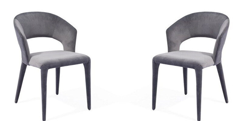 Stature Dining Chair - Set of 2 - Dark Grey