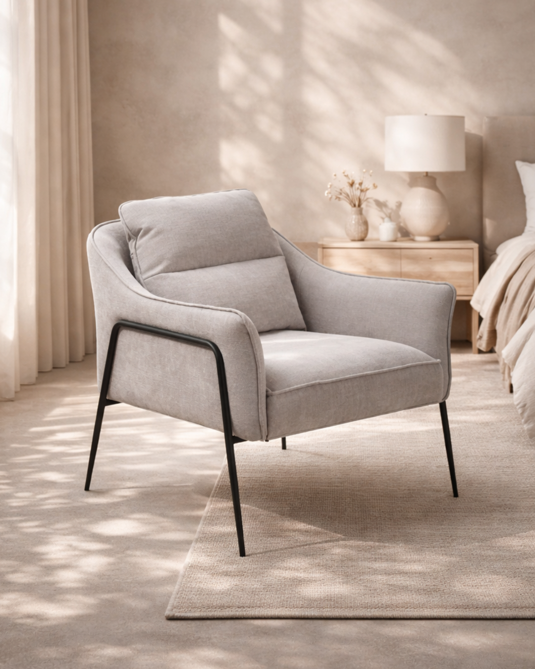 Torsion Lounge Chair II - Giselle Cool Grey