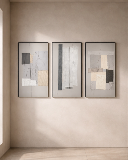 Traced - Set of 3 Wall Art