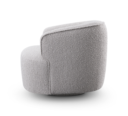 Grace Swivel Chair - Steam Bouclé
