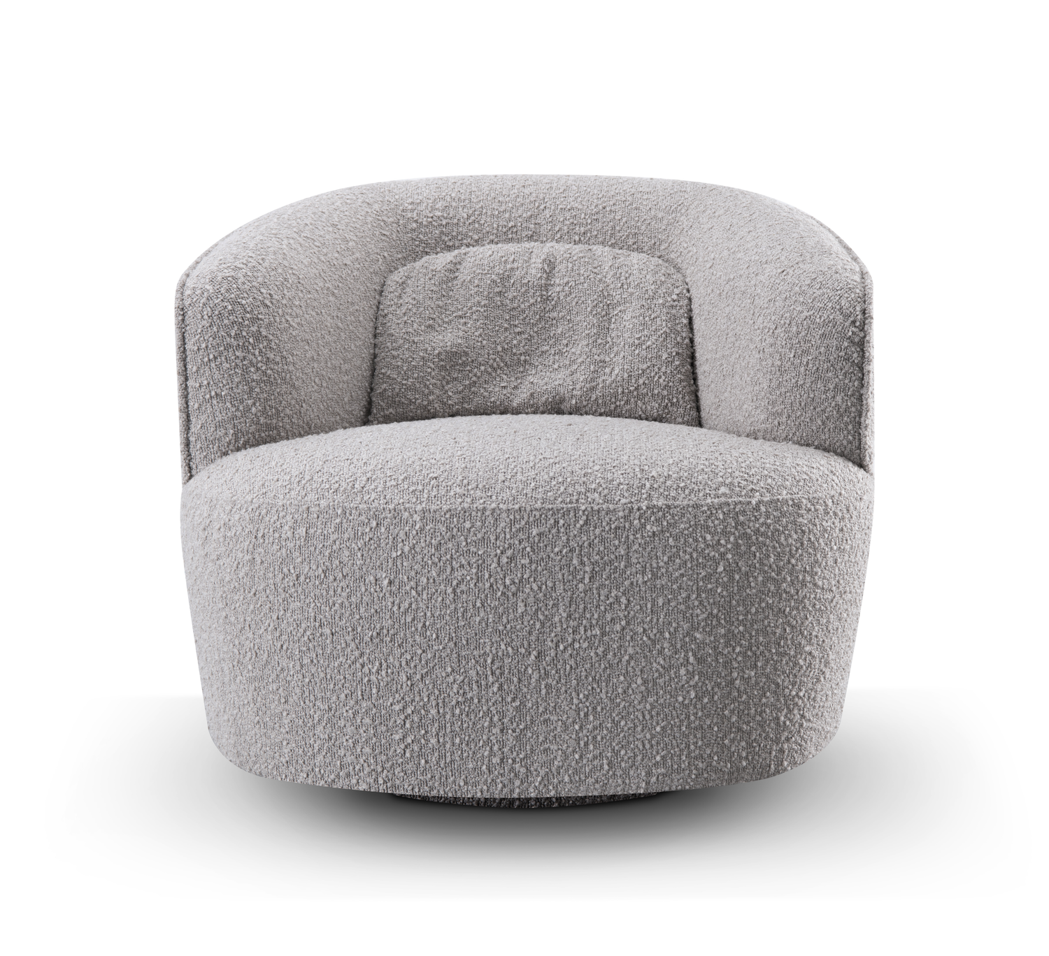 Grace Swivel Chair - Steam Bouclé