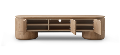 Berwick TV Unit - Ash Oak