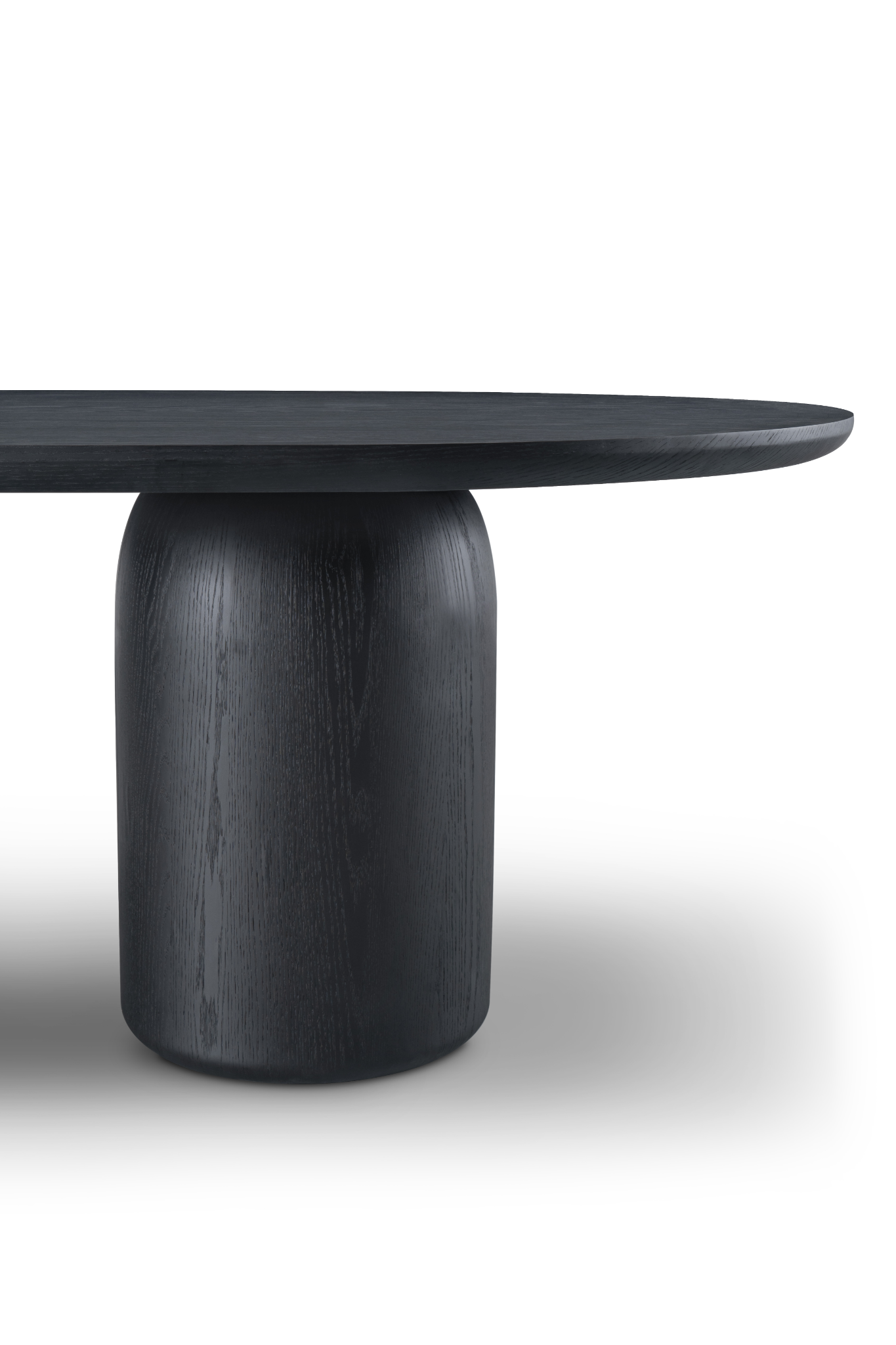 Basilca Dining Table 240 - Matte Black