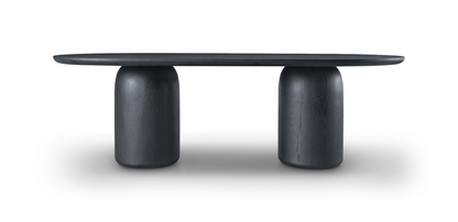 Basilca Dining Table 240 - Matte Black