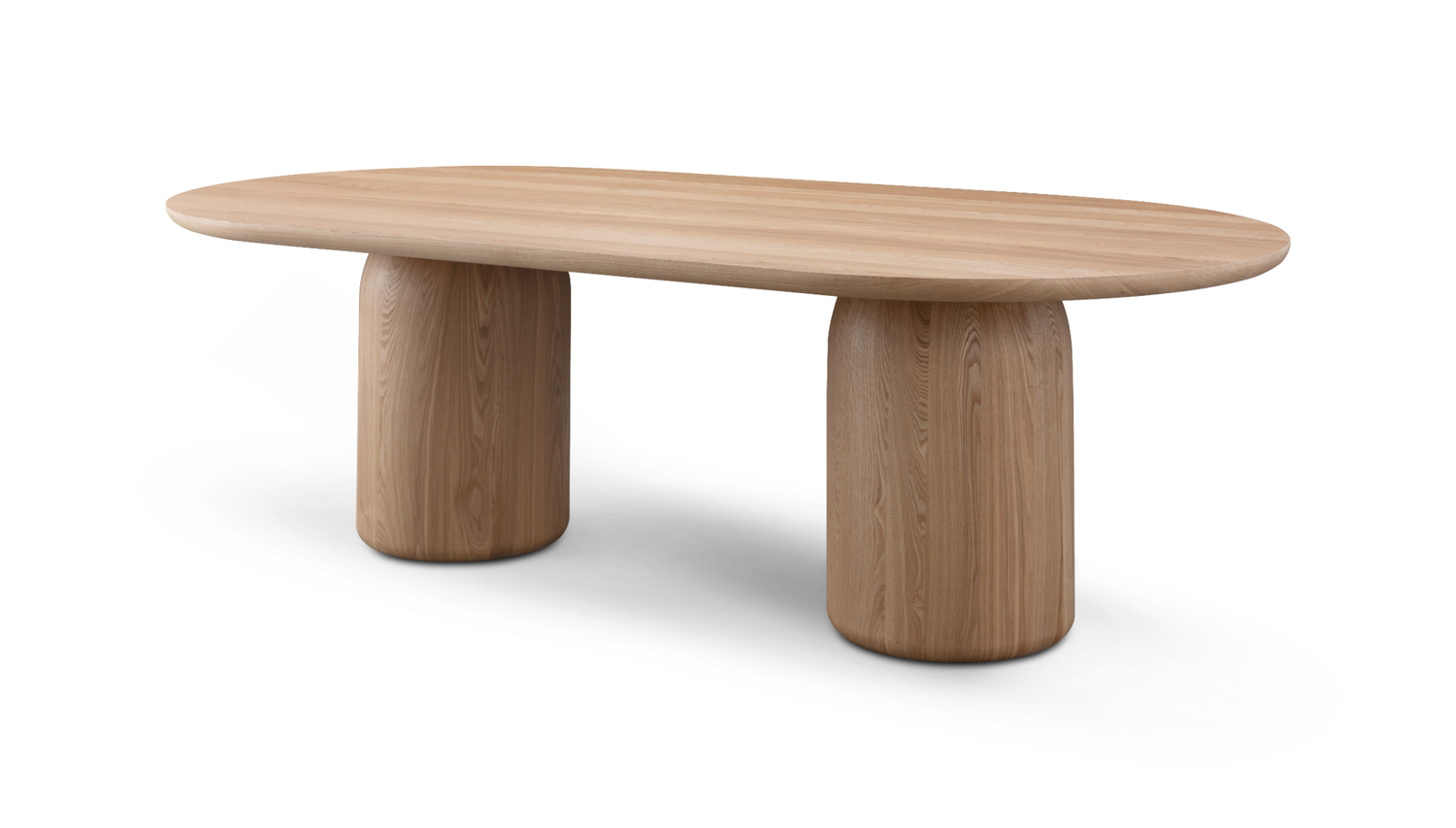 Basilca Dining Table 240 - Ash Oak