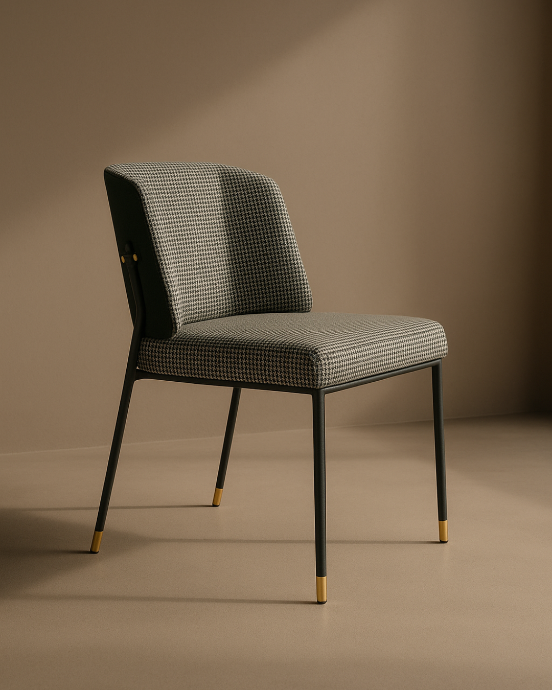 Victor Dining Chair - Houndstooth - Set of 2