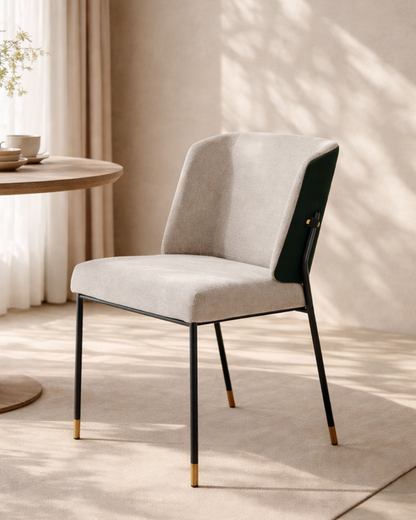 Victor Dining Chair - Enzimi Cream - Set of 2