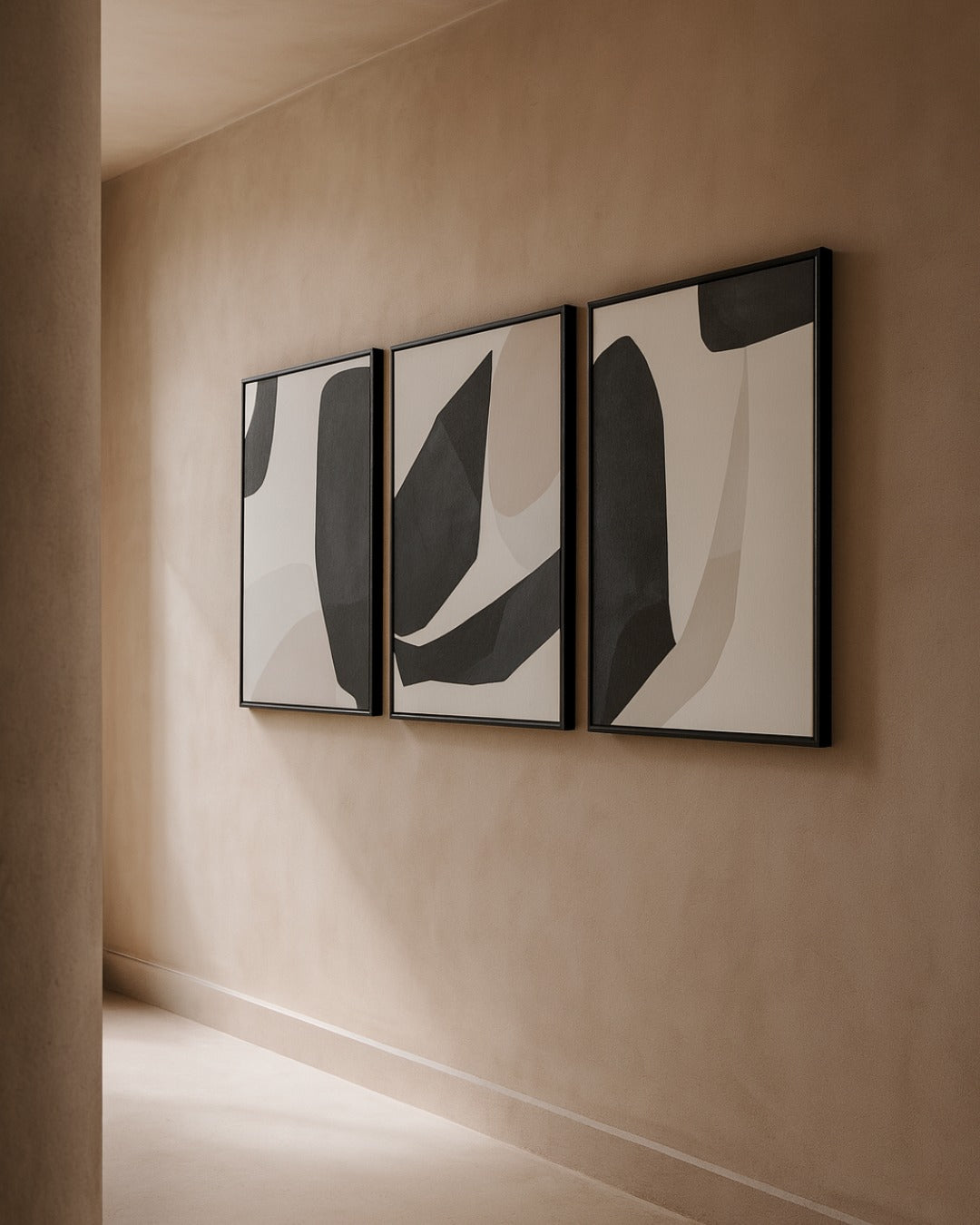 Stone Path - Set of 3 Wall Art