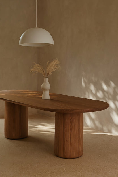 Basilca Dining Table 270 - Walnut