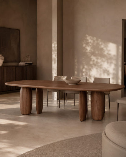 Underline 280 Dining Table - Light Walnut