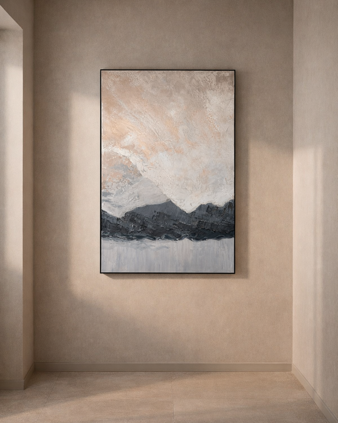 Winter Morning - Oil painting