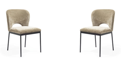 Wolfie Dining Chair - Set of 2 - Olive