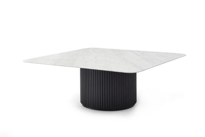 Lantine Marble Coffee Table -Matt Black