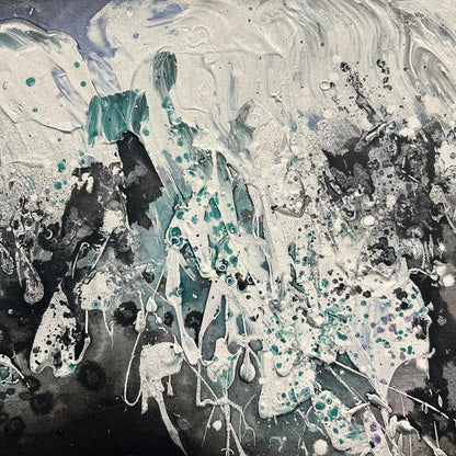 Dark Lake Oil Painting