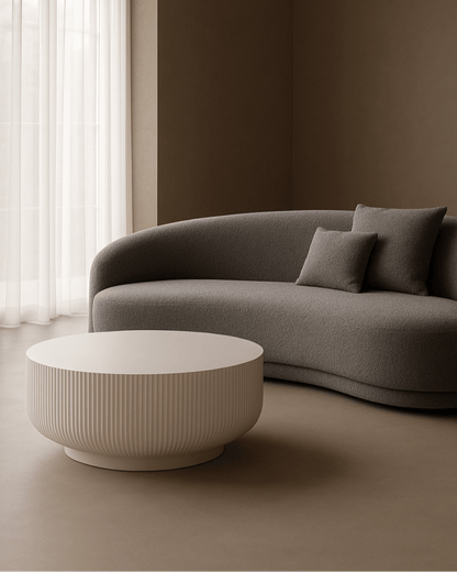 Cove 4-Seater Sofa - Grey Bouclé