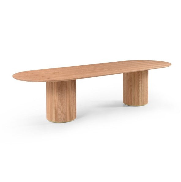 Lantine 320 Dining Table - Pill Shaped - Ash Oak
