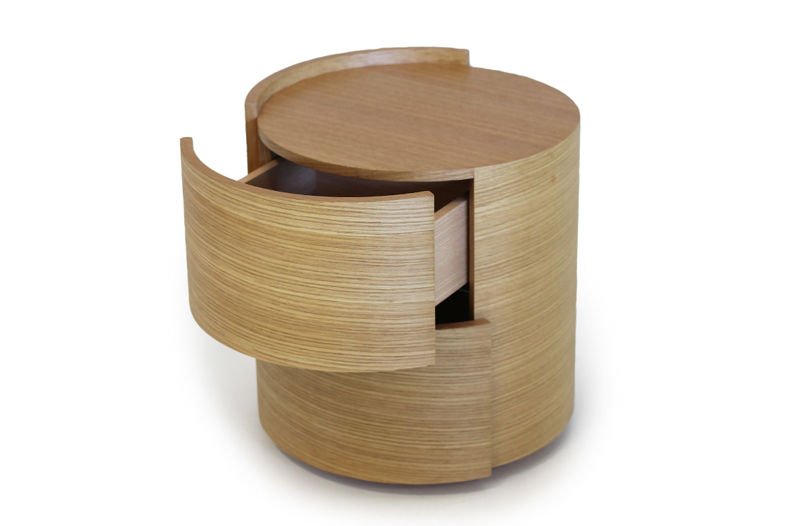 Dexter Bedside Table Ash Oak Pair Tommy Franks