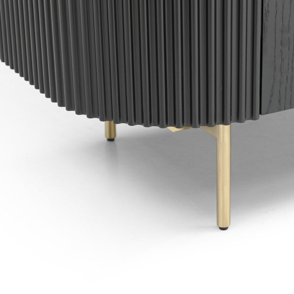Lantine Black Oak Cabinet