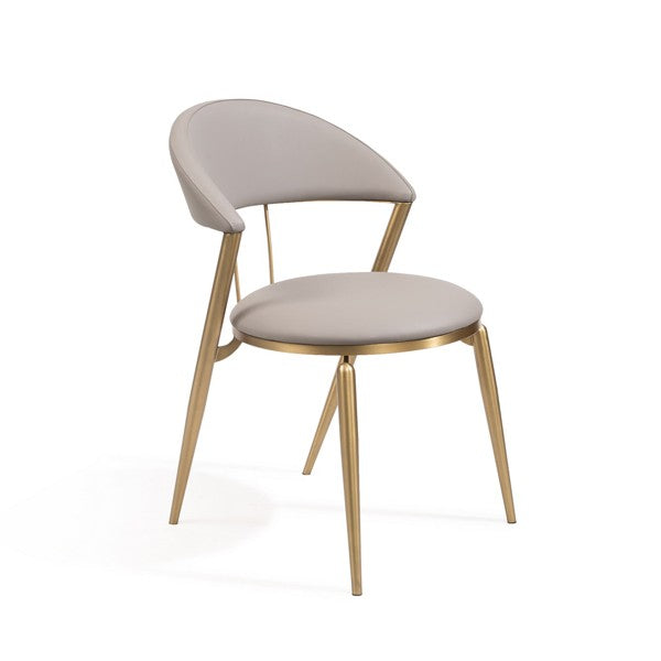 Parisienne Dining Chair - Brushed Brass