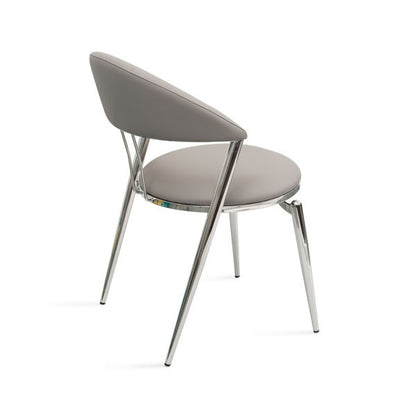 Parisienne Dining Chair - Chrome