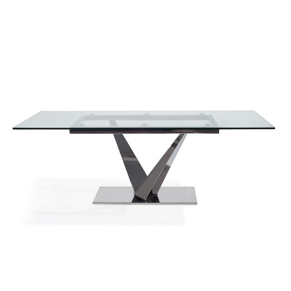 Frasier mirrored dining table deals