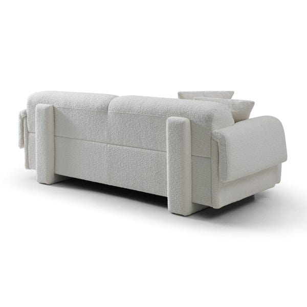 Frankie 3-Seater Sofa - Chex Polar Bouclé